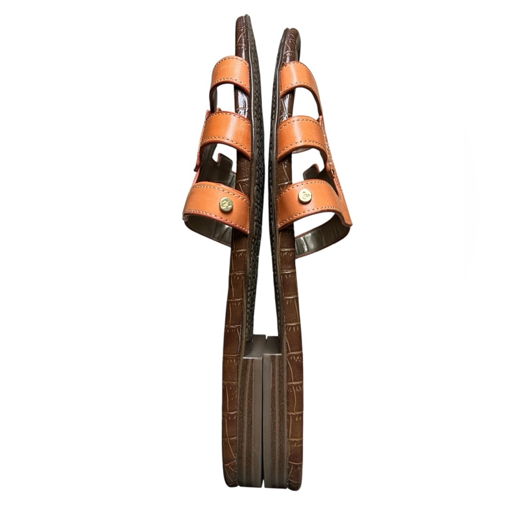 SAM EDELMAN Leather Orange Bay Slip-On Sandals 9US/ 39EU Shoes Beach Open-Toe - Picture 6 of 10